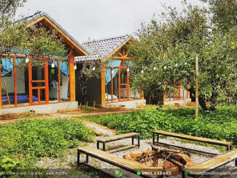 Thi Công Thiết Kế Sân Vườn Tại Homestay Mới Lạ Thu Hút Khách Du Lịch