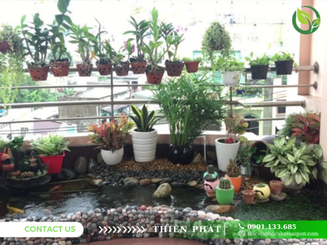 Hồ Cá Koi Trên Sân Thượng - Lợi Ích Của Việc Xây Hồ Koi Sân Thượng